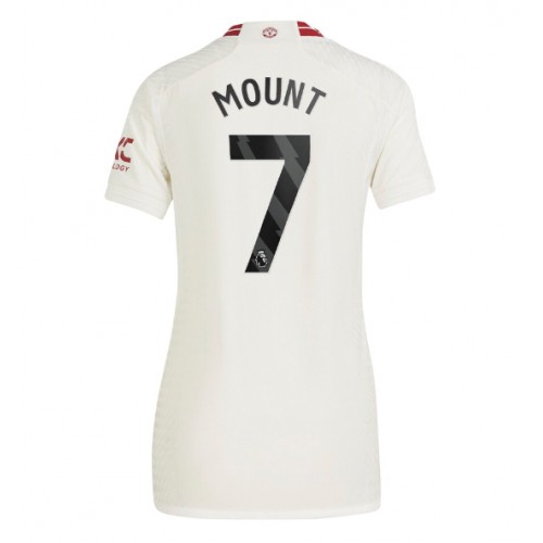 Dres Manchester United Mason Mount #7 Rezervni za Žensko 2023-24 Kratak Rukav